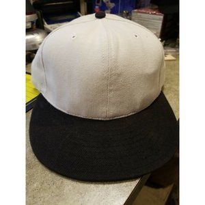 Nike Golf VTG White And Black Blank Front Hat NEW